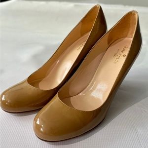 Kate Spade Nude Patent leather heels
